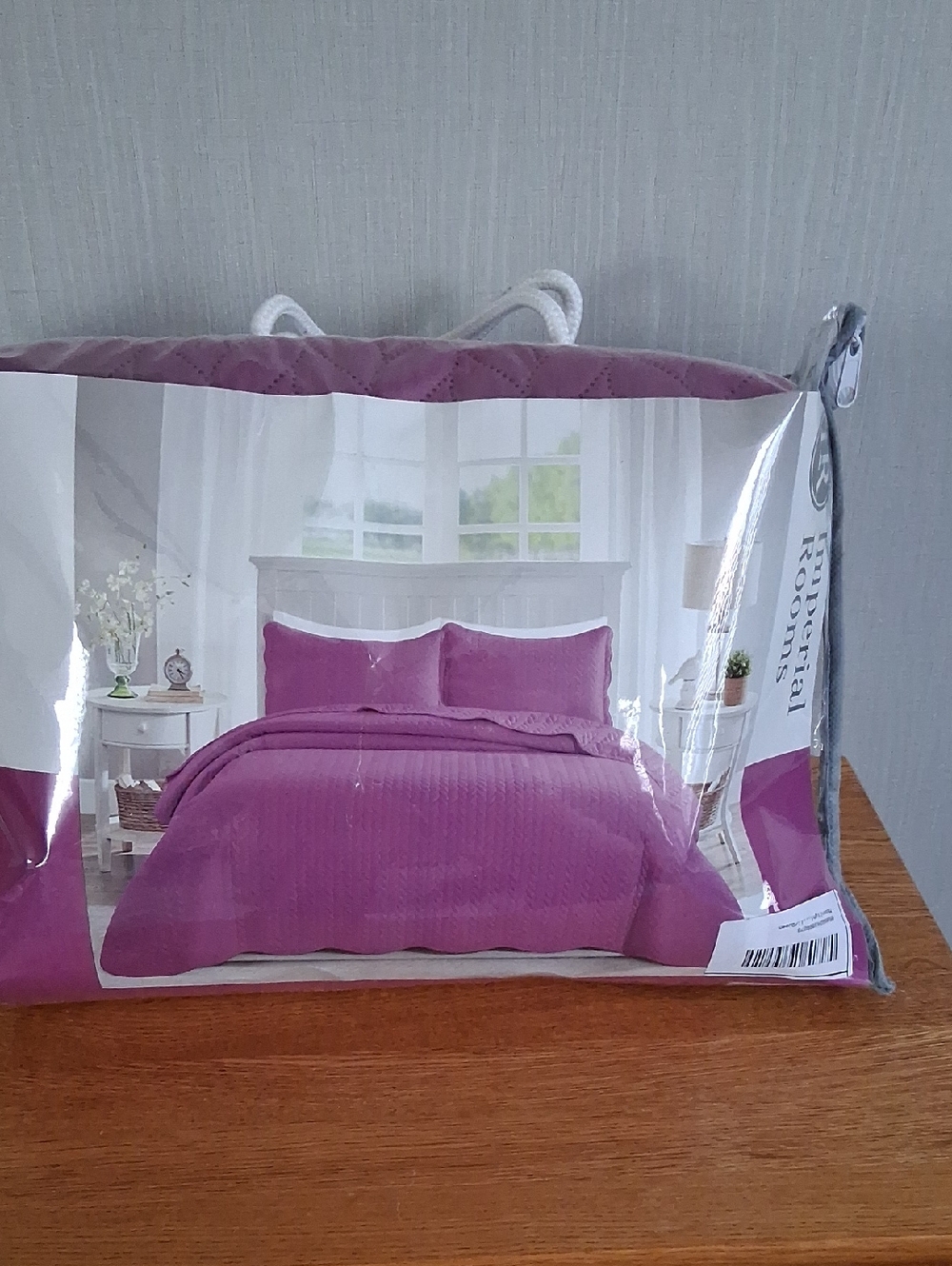 Imperial Rooms Lillac/Purple Quilted Comforter Set Queen